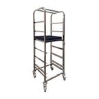 Modular Systems 404092 - Stainless Steel Dishwasher Basket Trolley, 6 Baskets