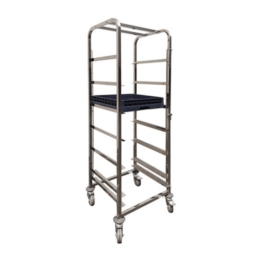 Modular Systems 404092 - Stainless Steel Dishwasher Basket Trolley, 6 Baskets