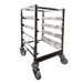 Modular Systems 406227C - Stainless Steel Underbench Dishwasher Basket Trolley on Castors, 4 Baskets