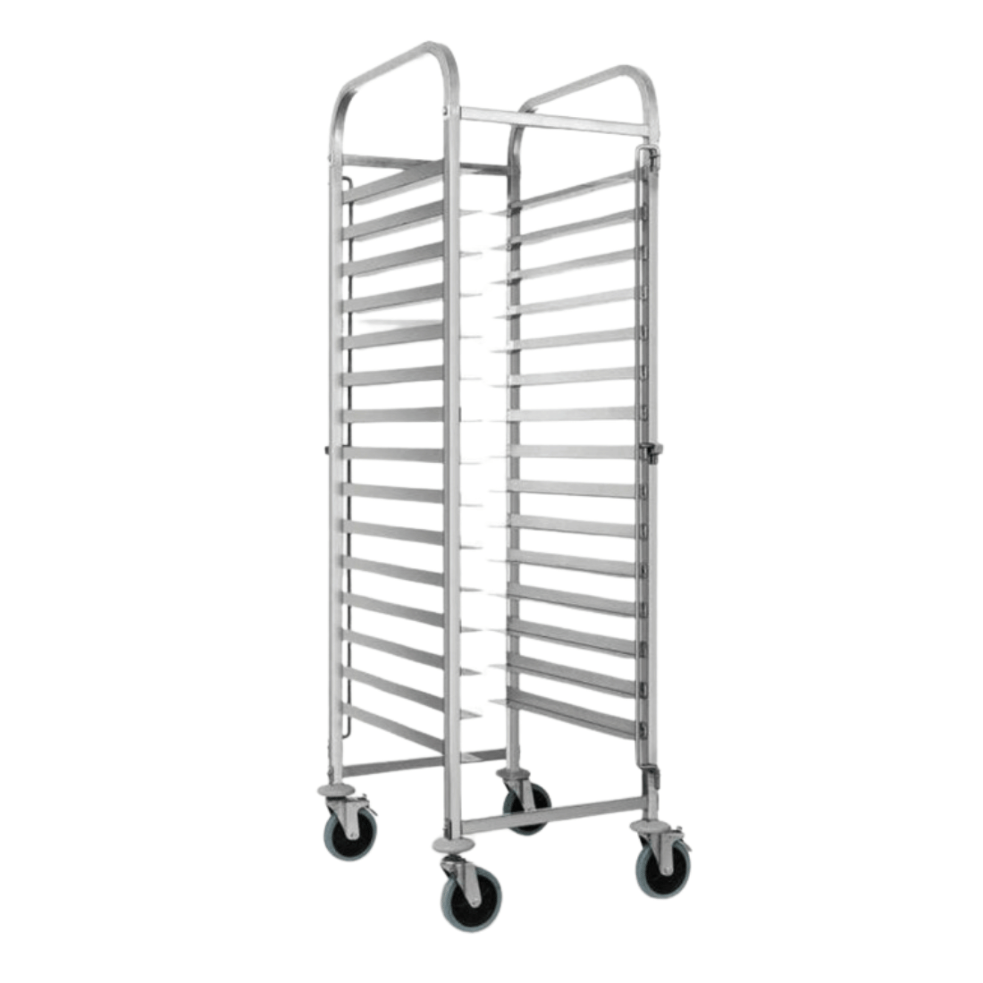 Modular Systems 413479 - Stainless Steel Baking Tray Trolley, 16 Trays
