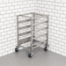 Modular Systems 415771 - Stainless Steel Underbench Glasswasher Basket Trolley on Castors, 4 Baskets