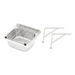 Modular Systems HCS-AB - Stainless Steel Mop & Cleaning Sink with Lift-Up Grate 530 x 470mm