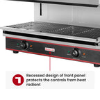 Benchstar ES-5600L - Electric Salamander with Adjustable Height, 5.6kW, 800mm - image 7