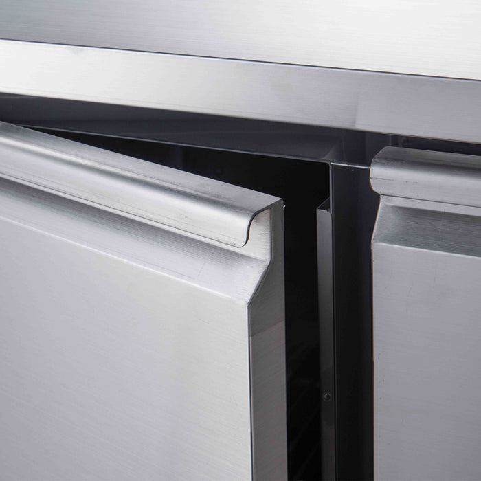 FED-X XGNS1300E - Three Door Salad Prep Fridge with Marble Top 1365mm - image 4