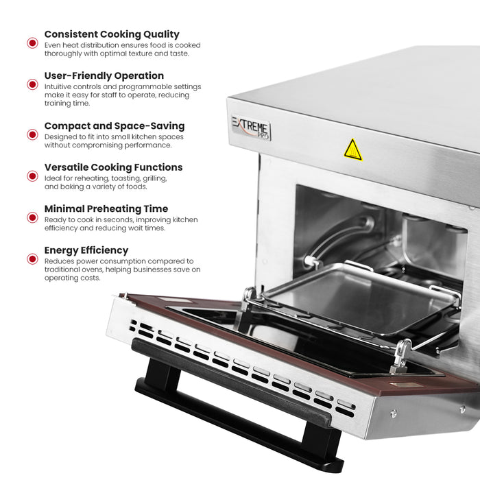 ExtremePro NP-MWO-T - Compact Speed Oven with Touchscreen, 8.6L - image 7