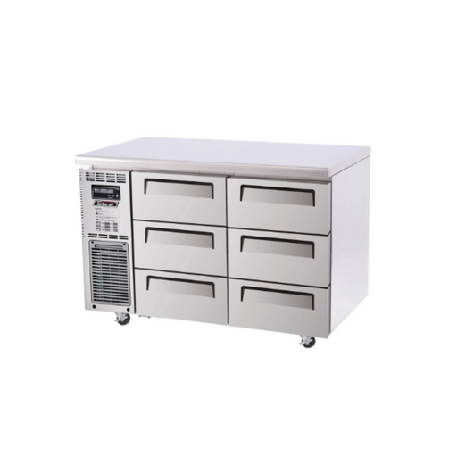 Turbo Air KUF12-3D-6-N - 6 Drawer Underbench Freezer 1200mm 311L