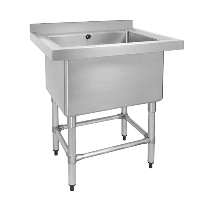 Modular Systems 770-6-SSB - Stainless Steel Single Deep Pot Sink 770 x 600mm