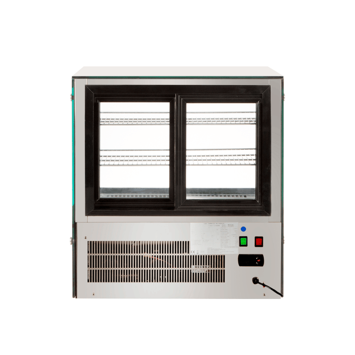 Bonvue FED GN-660RT - 660mm Countertop Square Glass Cold Food Display - image 4