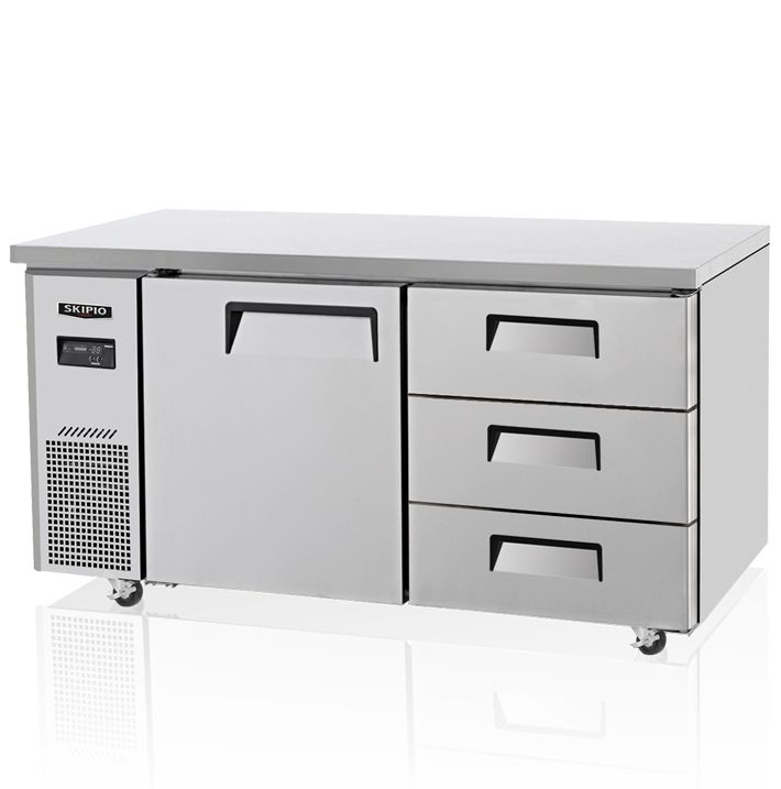 Skipio SUR15-3D-3 - Underbench Drawer Fridge - 1500mm