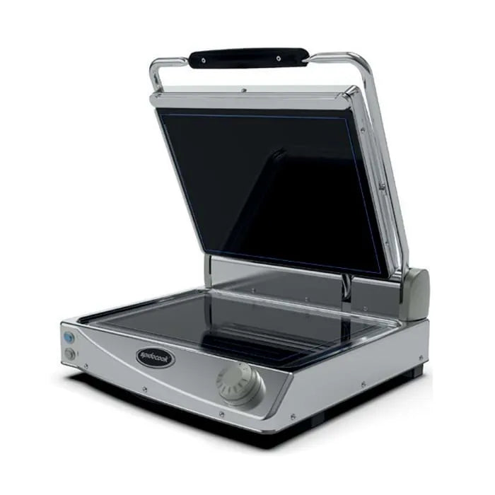 Spidocook SPE-SP015P / SPE-SP015 - Spidoglass Sandwich Press, Large, Black Smooth Glass, 300 x 400mm
