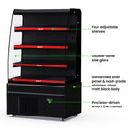 FED Thermaster DC-900H - Grab & Go Heated Open Display 900mm - image 4