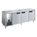 Glacian BCS61885 - Slimline Underbench Fridge, 3 Stainless Steel Doors, 660mm Deep, 1885mm