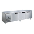 Glacian BCS72476 - Underbench Fridge, 3 Stainless Steel Doors, 760mm Deep, 2476mm