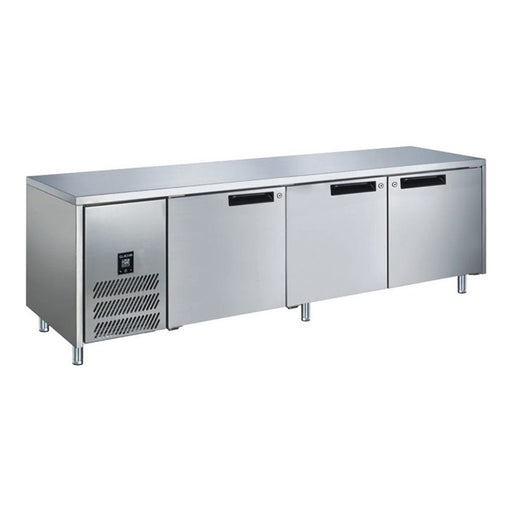Glacian BCS72476 - Underbench Fridge, 3 Stainless Steel Doors, 760mm Deep, 2476mm