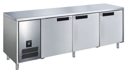 Glacian BFS61885 - Slimline Underbench Freezer, 3 Doors, 660mm Deep, 1885mm