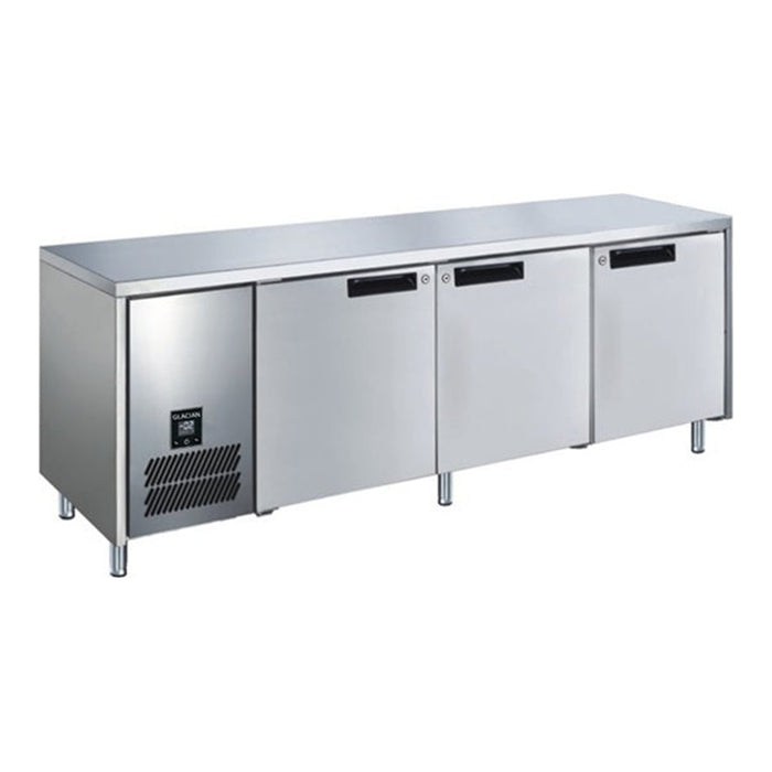 Glacian BFS61885 - Slimline Underbench Freezer, 3 Doors, 660mm Deep, 1885mm
