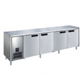 Glacian BFS62350 - Slimline Underbench Freezer, 4 Doors, 660mm Deep, 2350mm