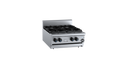 B+S Black BT-SB4BM - 600mm 4 Burner Gas Boiling Top Bench Mounted