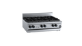 B+S Black BT-SB6BM - 900mm 6 Burner Gas Boiling Top Bench Mounted