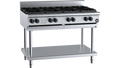 B+S Black BT-SB8 - 1200mm 8 Burner Gas Boiling Top on Stand