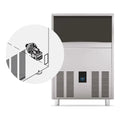 Icematic C46DP-A - 46kg Under Counter Self Contained Ice Machine with Drain Pump