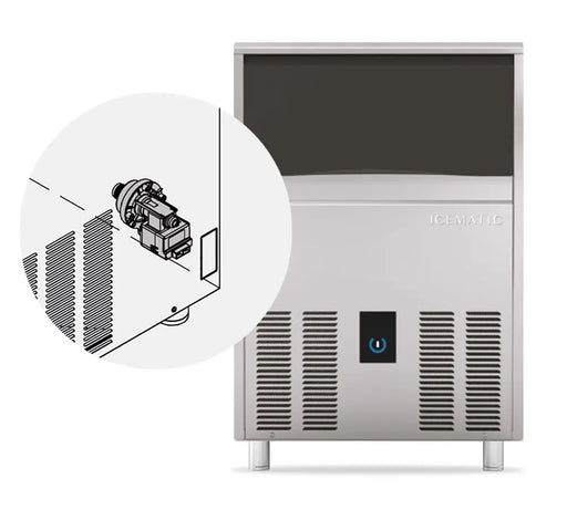 Icematic C46DP-A - 46kg Under Counter Self Contained Ice Machine with Drain Pump