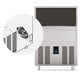 Icematic C46DP-A - 46kg Under Counter Self Contained Ice Machine with Drain Pump