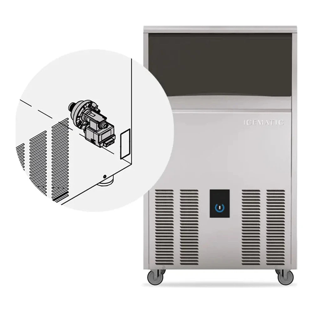 Icematic C54DP-A - 54kg Under Counter Self Contained Ice Machine with Drain Pump