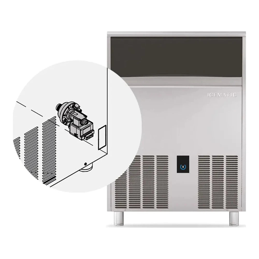 Icematic C70DP-A - 70kg Under Counter Self Contained Ice Machine with Drain Pump