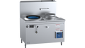 B+S Black CCF-HP1+1R - 1200mm Hi Pac Gas Wok, Right Rear Pot & Prep Table