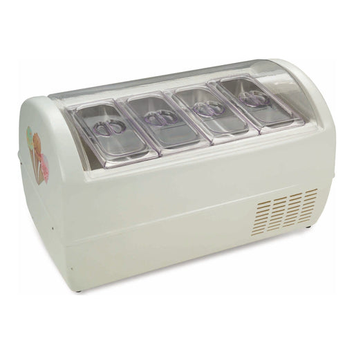Tecnocrio CFT0004 - Baby Countertop Ice Cream Freezer, 4 x 5L Tubs