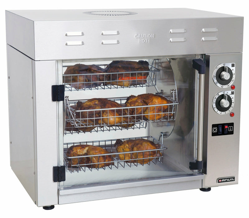 Anvil CGA0008 - 8 Bird Electric Chicken Rotisserie