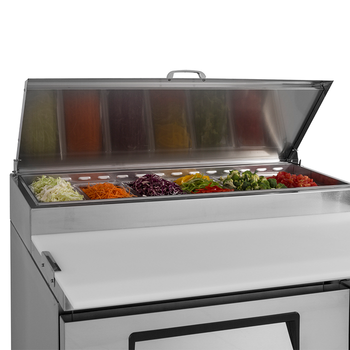 Turbo Air CTPR-44SD-N - 1 Door Pizza Prep Fridge 1117mm 396L
