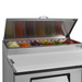 Turbo Air CTPR-44SD-N - 1 Door Pizza Prep Fridge 1117mm 396L