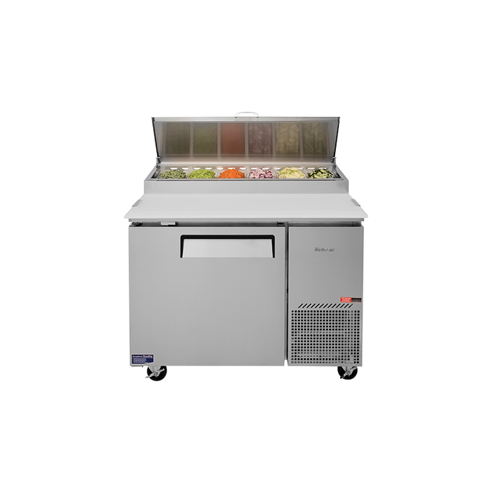Turbo Air CTPR-44SD-N - 1 Door Pizza Prep Fridge 1117mm 396L