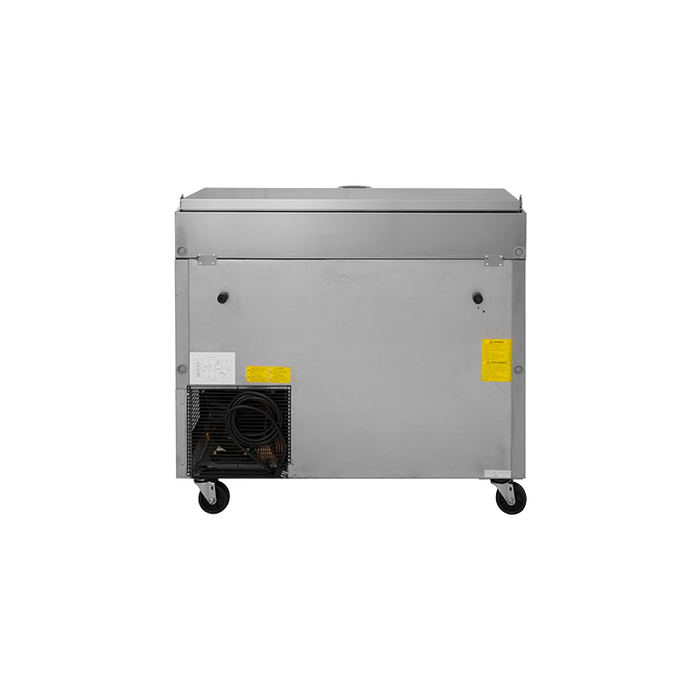 Turbo Air CTPR-44SD-N - 1 Door Pizza Prep Fridge 1117mm 396L