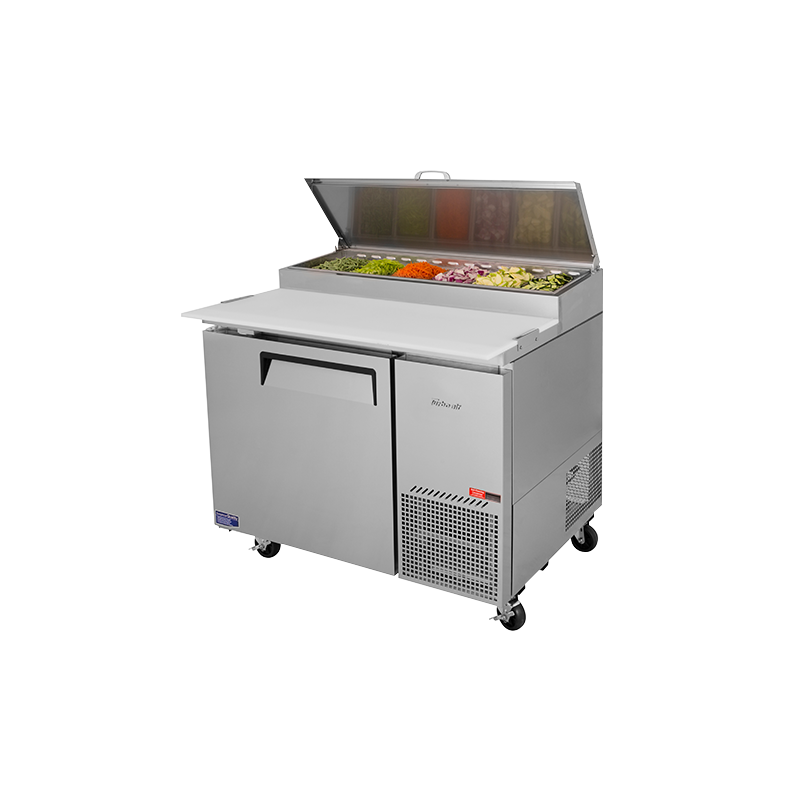 Turbo Air CTPR-44SD-N - 1 Door Pizza Prep Fridge 1117mm 396L