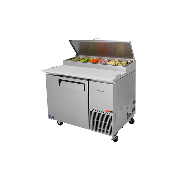 Turbo Air CTPR-44SD-N - 1 Door Pizza Prep Fridge 1117mm 396L