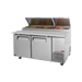 Turbo Air CTPR-67SD-N - 2 Door Pizza Prep Fridge 1702mm 566L