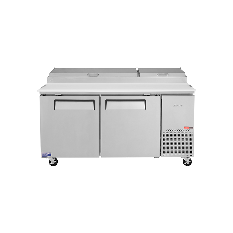Turbo Air CTPR-67SD-N - 2 Door Pizza Prep Fridge 1702mm 566L