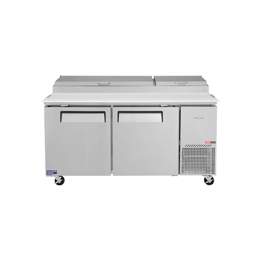 Turbo Air CTPR-67SD-N - 2 Door Pizza Prep Fridge 1702mm 566L