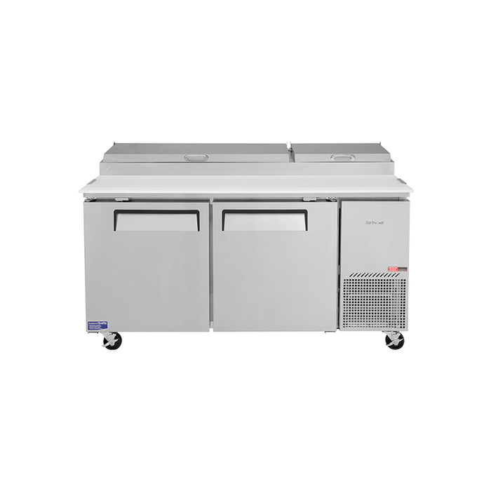 Turbo Air CTPR-67SD-N - 2 Door Pizza Prep Fridge 1702mm 566L