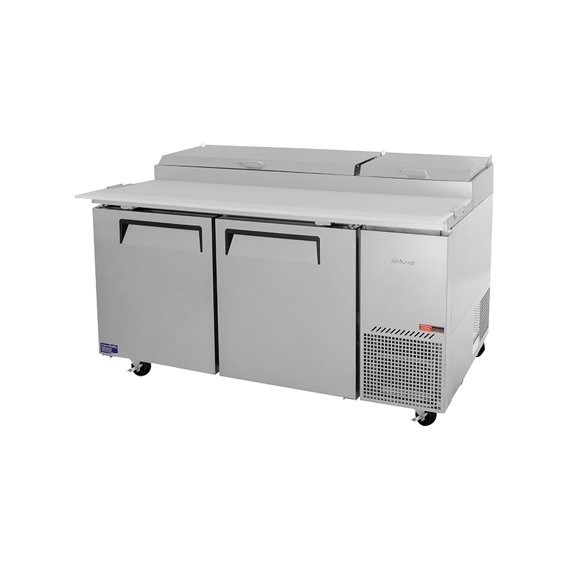 Turbo Air CTPR-67SD-N - 2 Door Pizza Prep Fridge 1702mm 566L