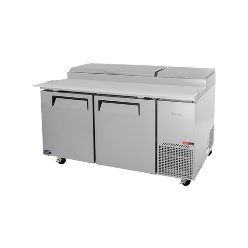 Turbo Air CTPR-67SD-N - 2 Door Pizza Prep Fridge 1702mm 566L