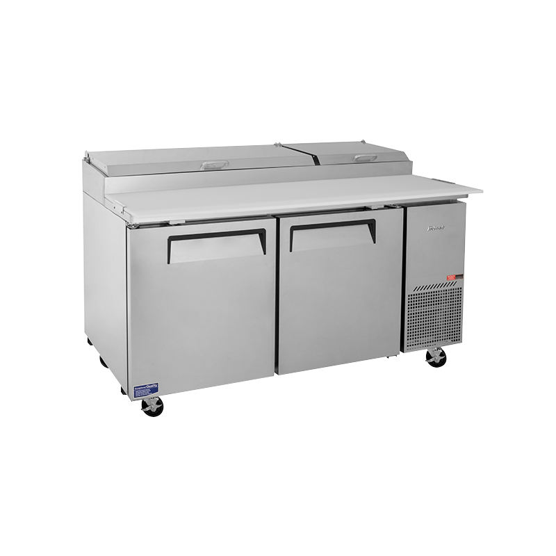 Turbo Air CTPR-67SD-N - 2 Door Pizza Prep Fridge 1702mm 566L