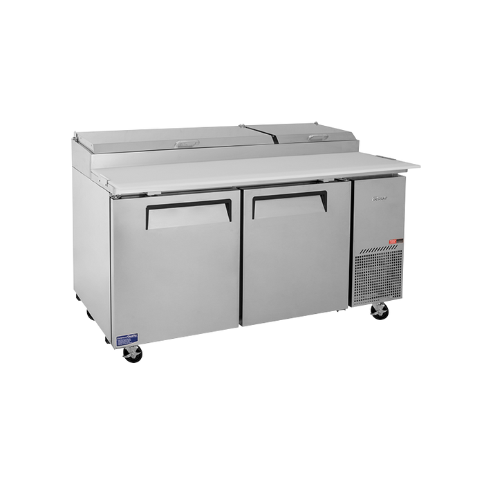 Turbo Air CTPR-67SD-N - 2 Door Pizza Prep Fridge 1702mm 566L