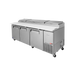 Turbo Air CTPR-93SD-N - 3 Door Pizza Prep Fridge 2362mm 878L