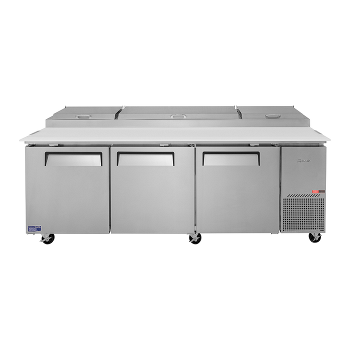 Turbo Air CTPR-93SD-N - 3 Door Pizza Prep Fridge 2362mm 878L
