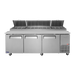 Turbo Air CTPR-93SD-N - 3 Door Pizza Prep Fridge 2362mm 878L
