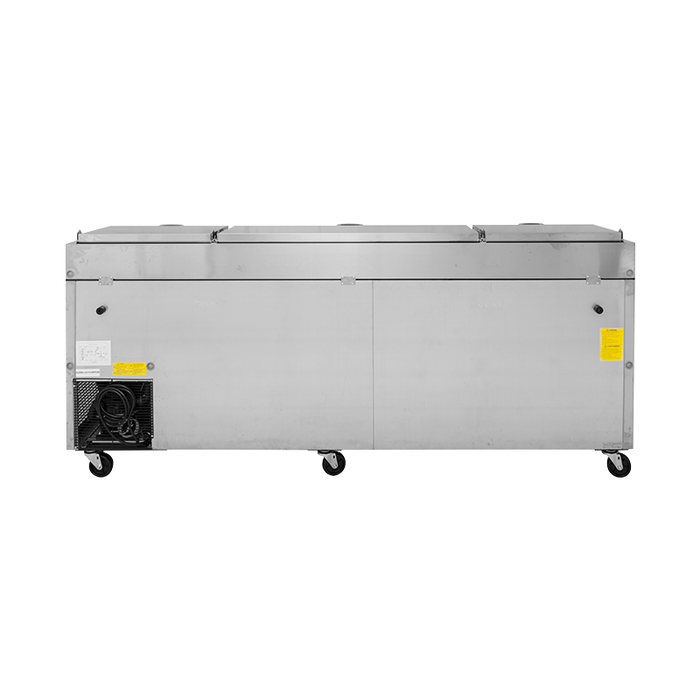 Turbo Air CTPR-93SD-N - 3 Door Pizza Prep Fridge 2362mm 878L